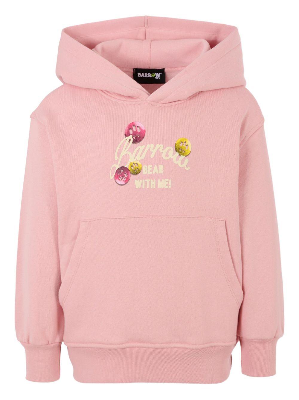 Felpa rosa per bambino F5BKJGHS131 406 Barrow Kids 