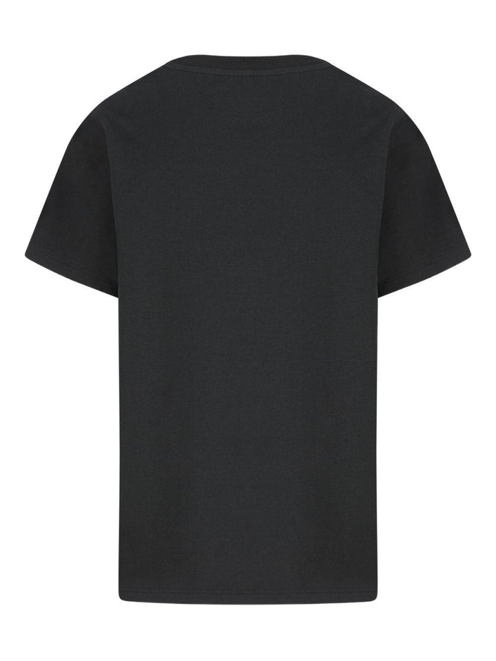 T-shirt nera per bambino 8117667 A1189 Burberry Kids 