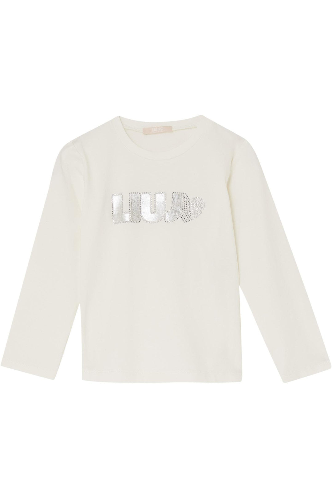 T-shirt bianco per bambina KF5033J0088 10602 Liu Jo 