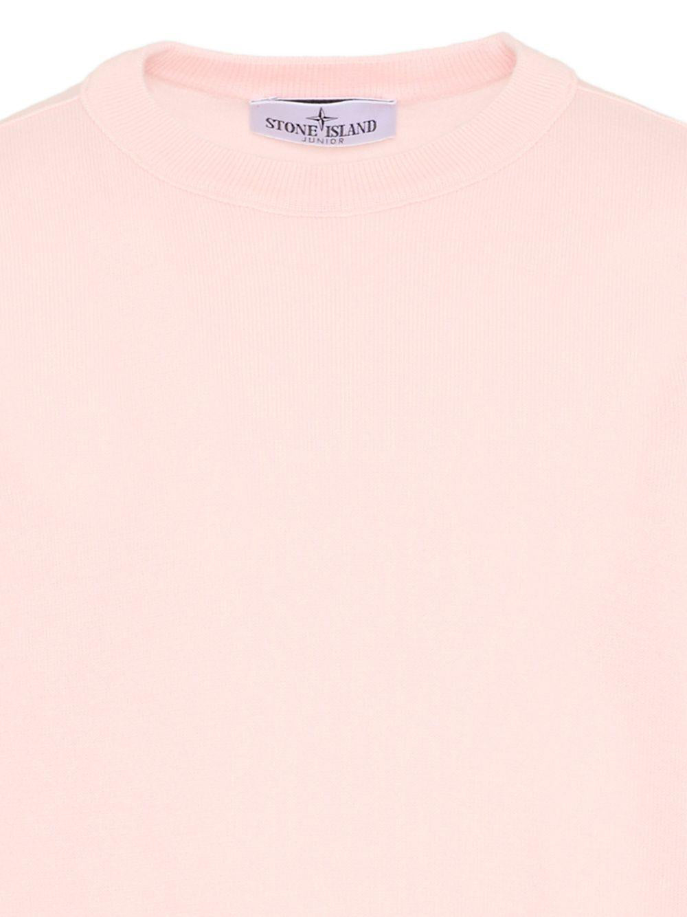 Maglione rosa per bambino 65100001S00B2 V0080 Stone Island Kids 