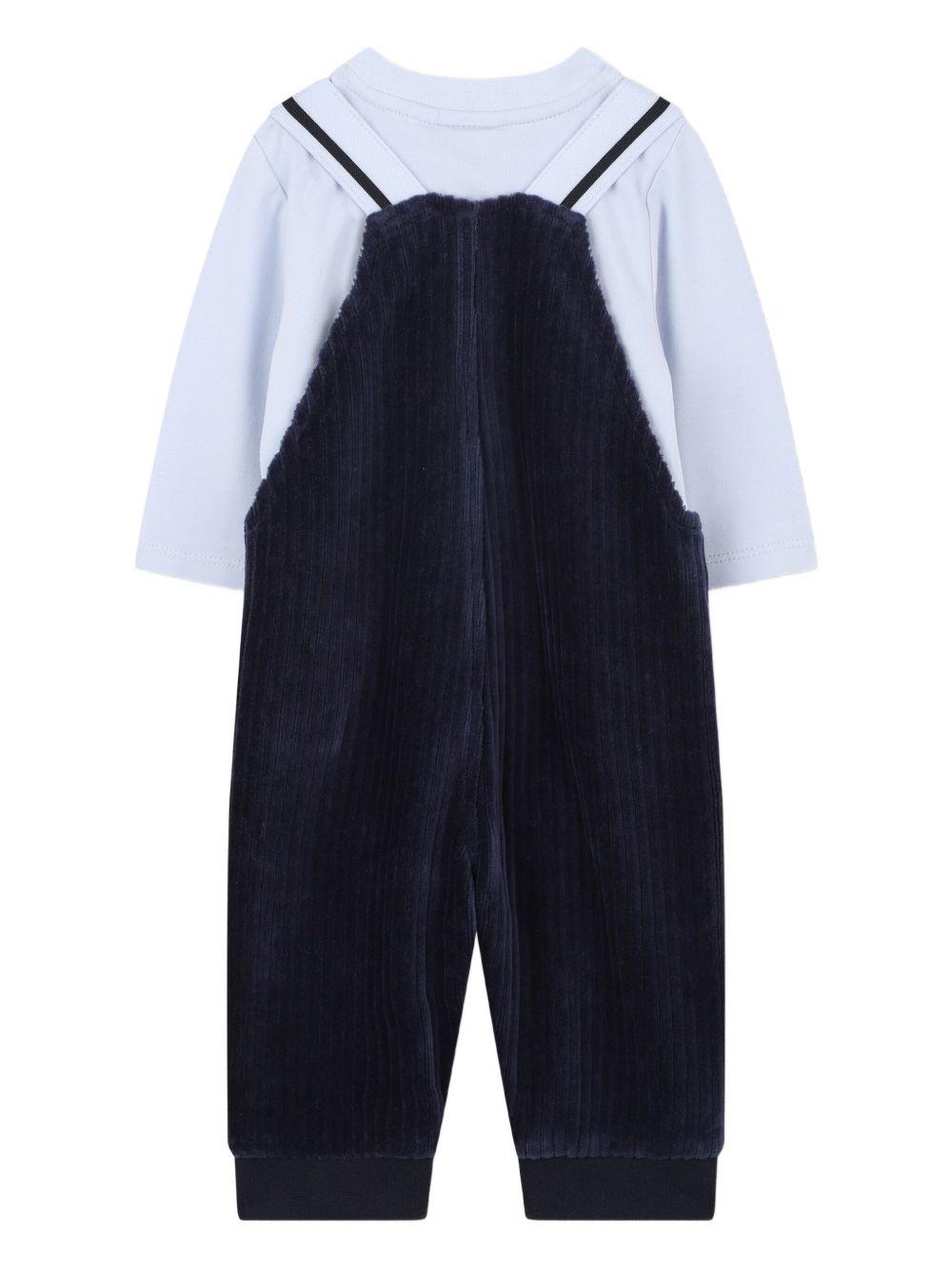 Completo sportivo blu marine per neonato J52540 849 Boss Kids 