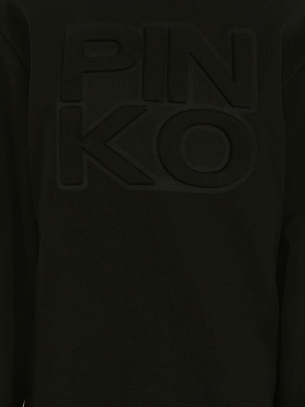 Abito nero per bambina KFAB030CFE014 N000 Pinko Kids 