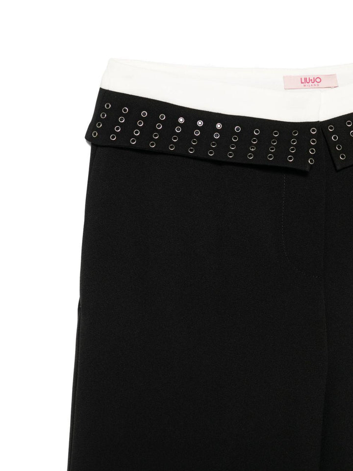 Pantalone nero per bambina GF5023T7896 22222 Liu Jo 