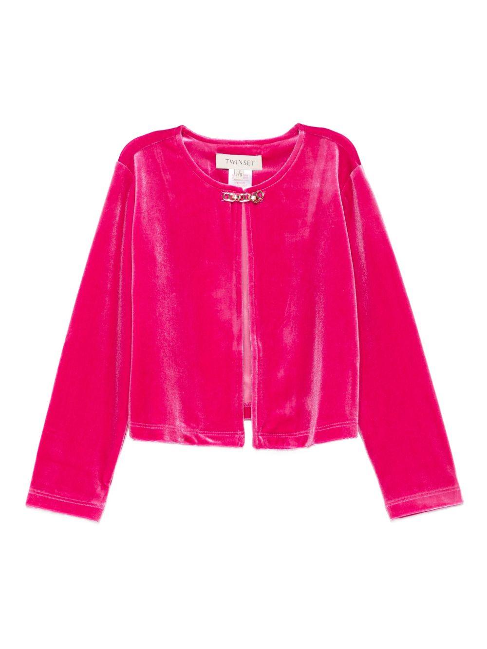 Giacca fucsia per bambina 252GB2203 00338 Twin Set 