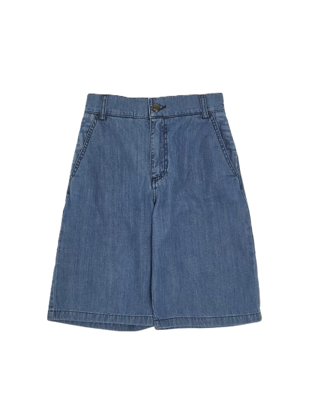 Bermuda blu per bambina JMF584AVWI F0QG0 Fendi Kids 