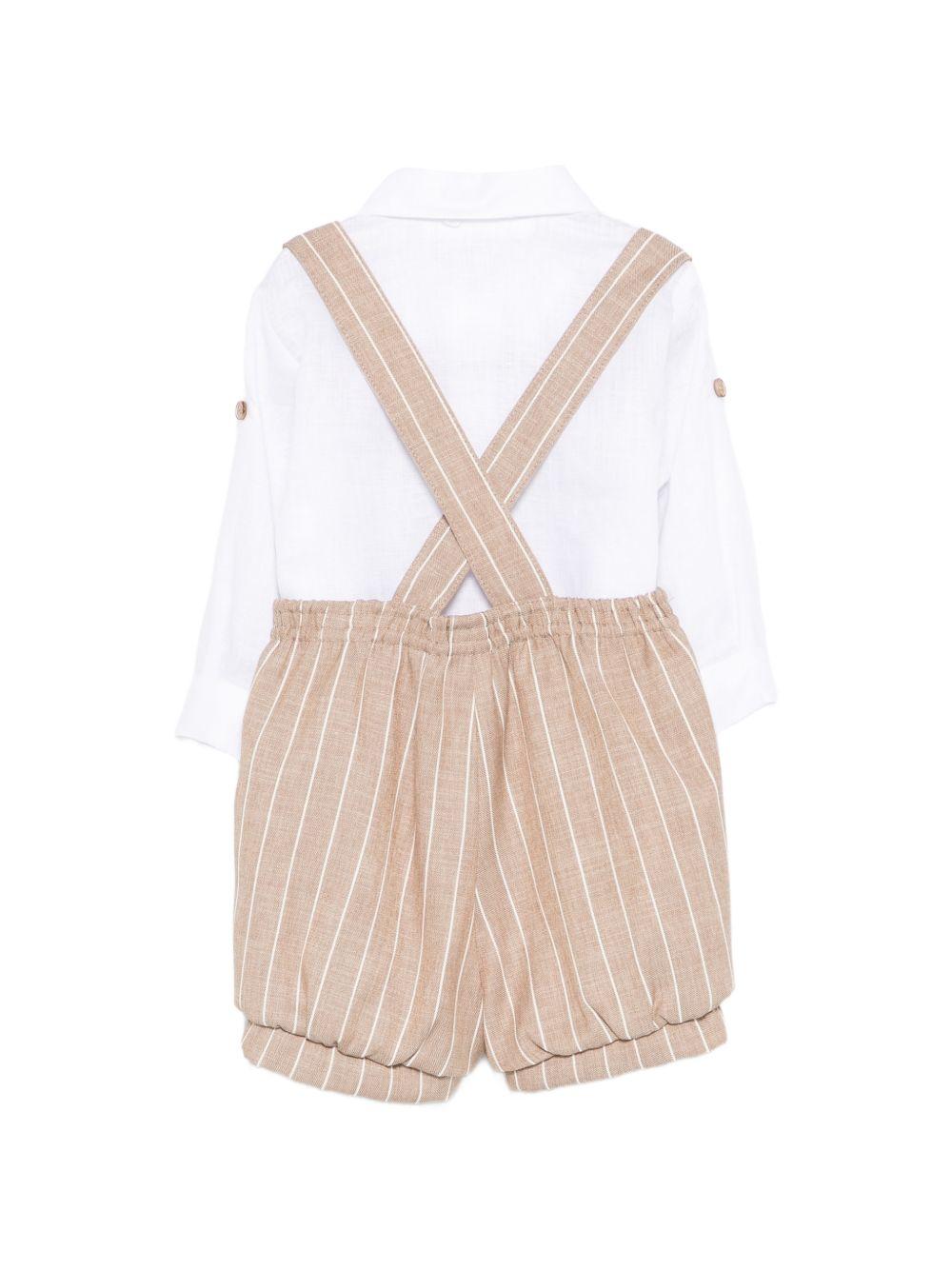 Completo bianco/beige per neonato MN3084084896 27 Colorichiari Kids 