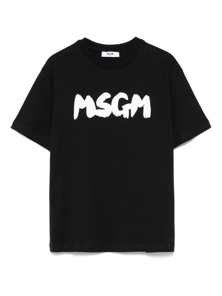 T-shirt nera per bambino
