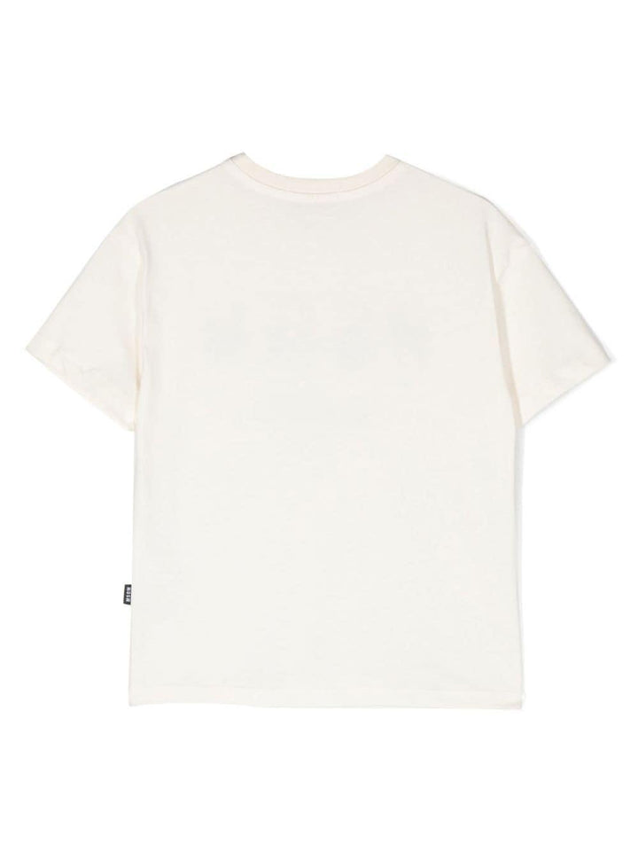 Cream children's t-shirt with logo