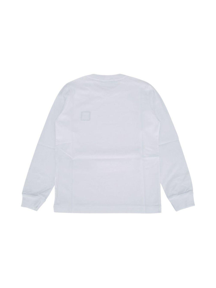 T-shirt bianca per bambino 62100003S0047 V0001 Stone Island Kids 