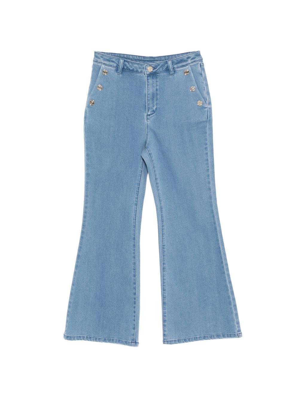 Jeans blu per bambina 261GJ2062 03451 Twin Set 