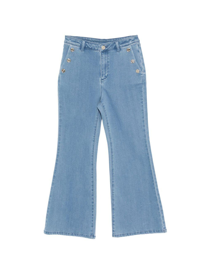 Jeans blu per bambina 261GJ2062 03451 Twin Set 