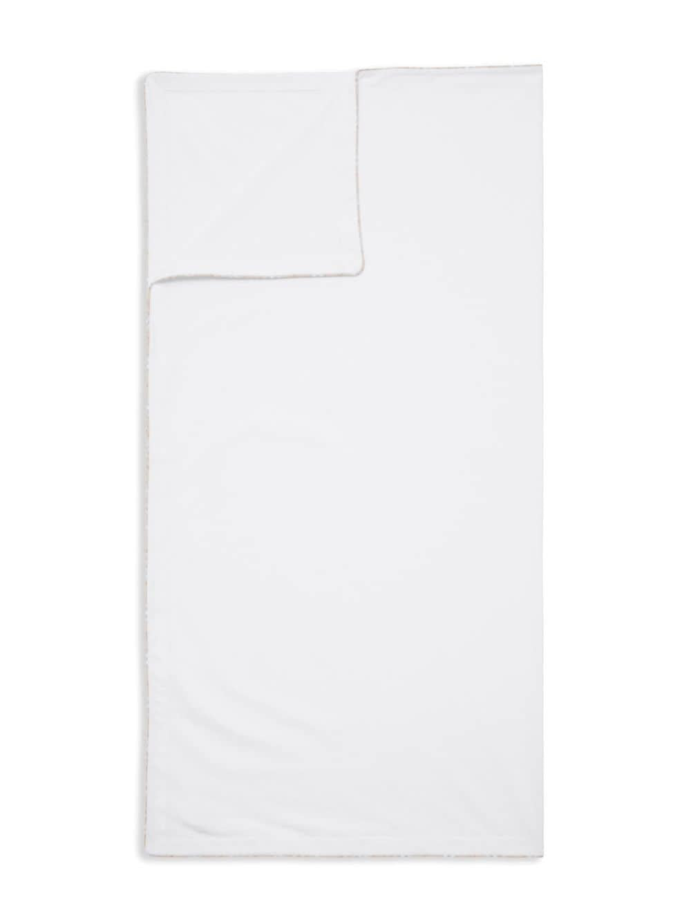 Coperta per neonato in cotone bianca 8091866 A1464 Burberry Kids 