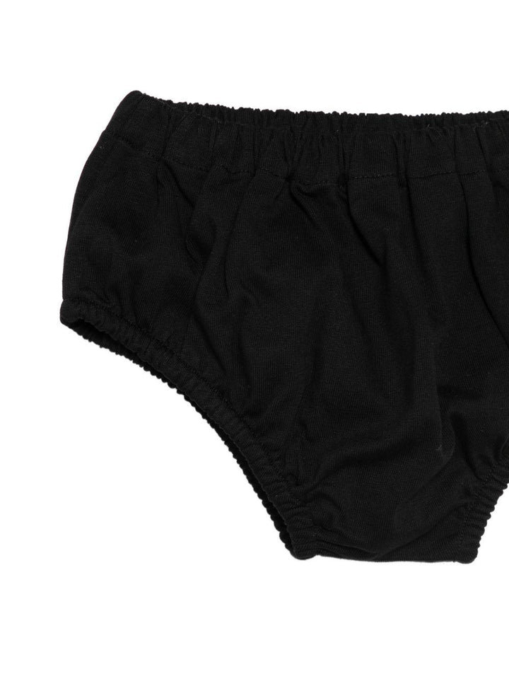 Abito bianco/nero per neonata BY1092Z3672 930BC Balmain Kids 