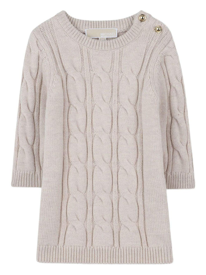 Abito beige per neonata R30512 C12 Michael Kors Kids 
