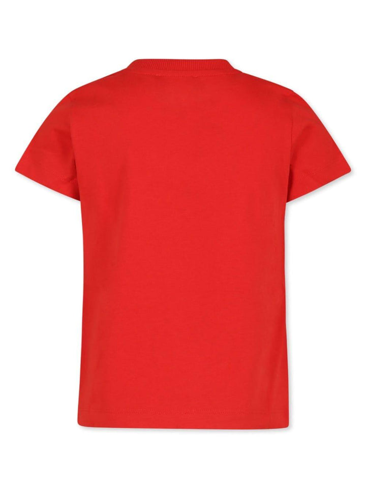 T-shirt rossa per bambino con logo