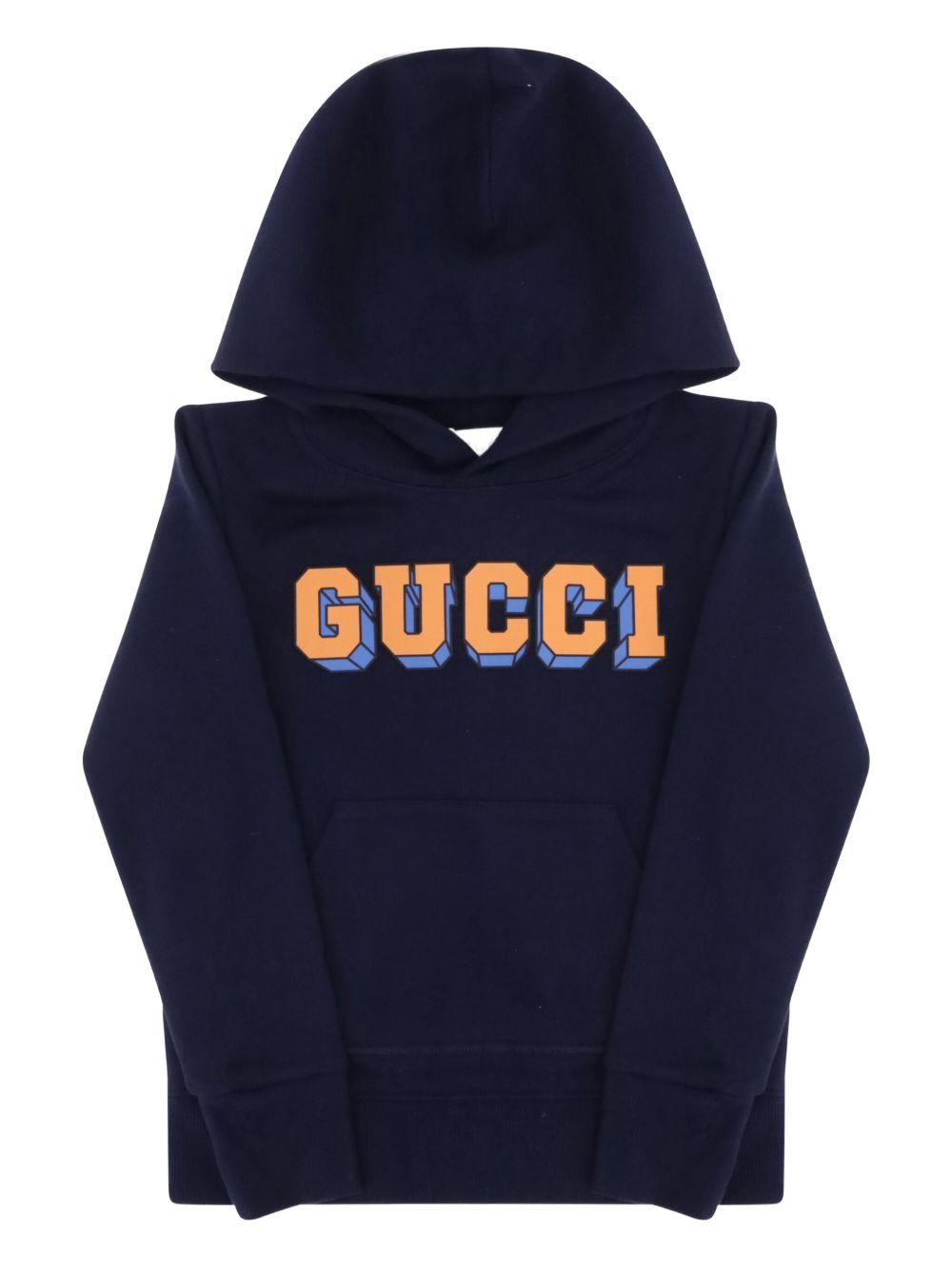 Felpa blu scuro per bambino 773379XJHB9 4392 Gucci Kids 