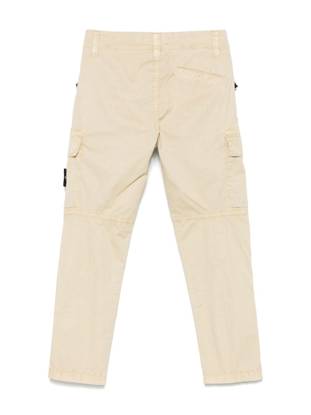 Light beige trousers for children