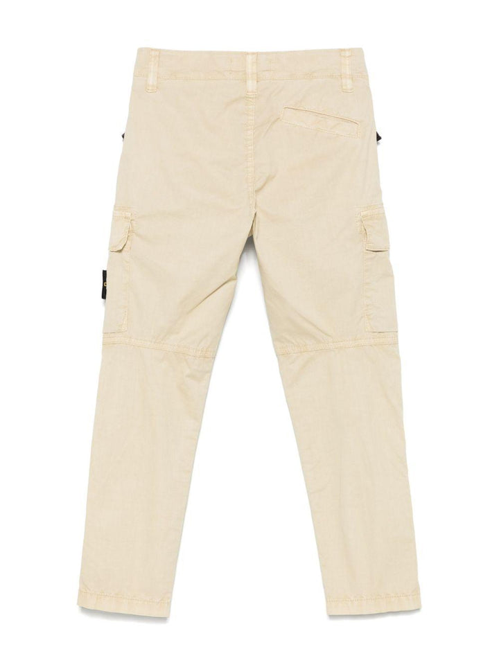 Light beige trousers for children