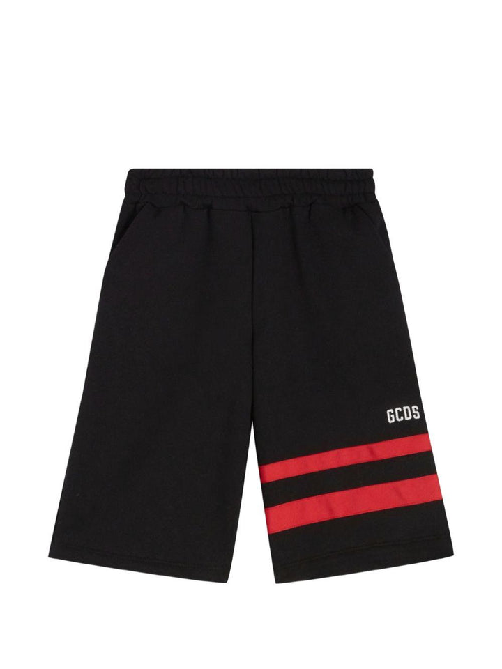Bermuda nera per bambino Z0UJQL594F004 999R Gcds Kids 