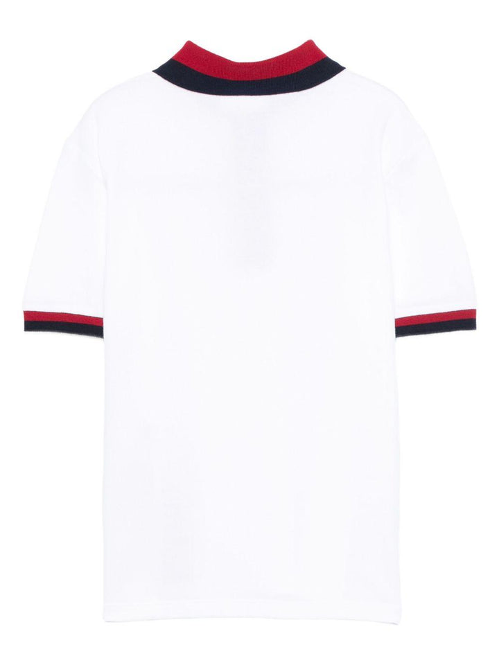 Polo bianca per bambino 825164XJHAN 9250 Gucci Kids 
