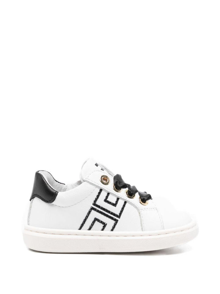 Sneakers bianche/nere per bambina F1A9E04900092 B092 Elisabetta Franchi Kids 