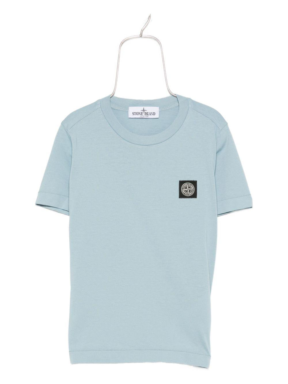 T-shirt azzurro per bambino 62100002S0047 V004A Stone Island Kids 