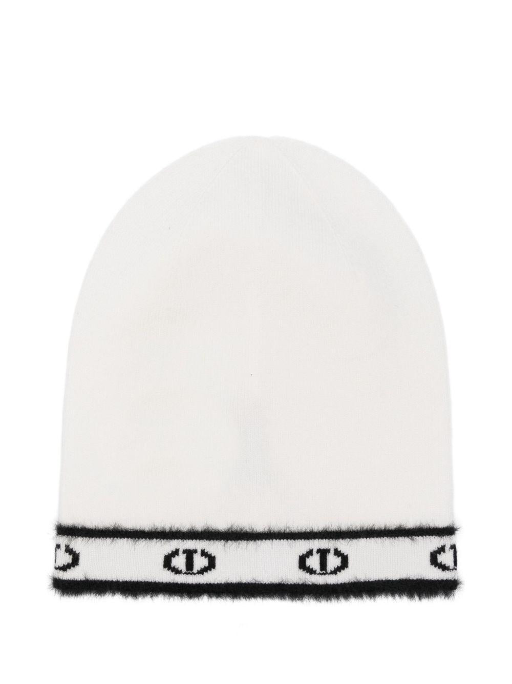 Cappello bianco per bambina 252GJ501H 10973 Twin Set 