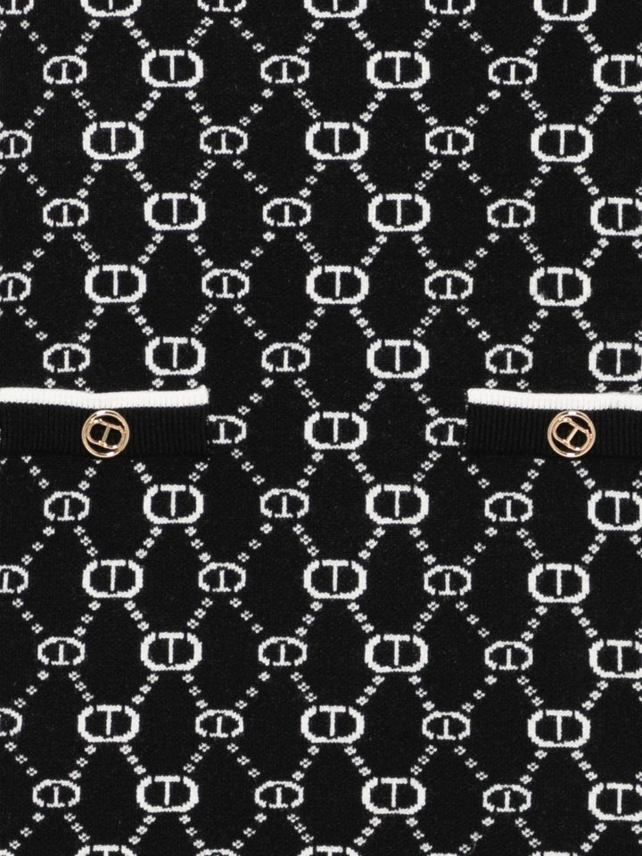 Abito nero per bambina 252GJ3020 12795 Twin Set 
