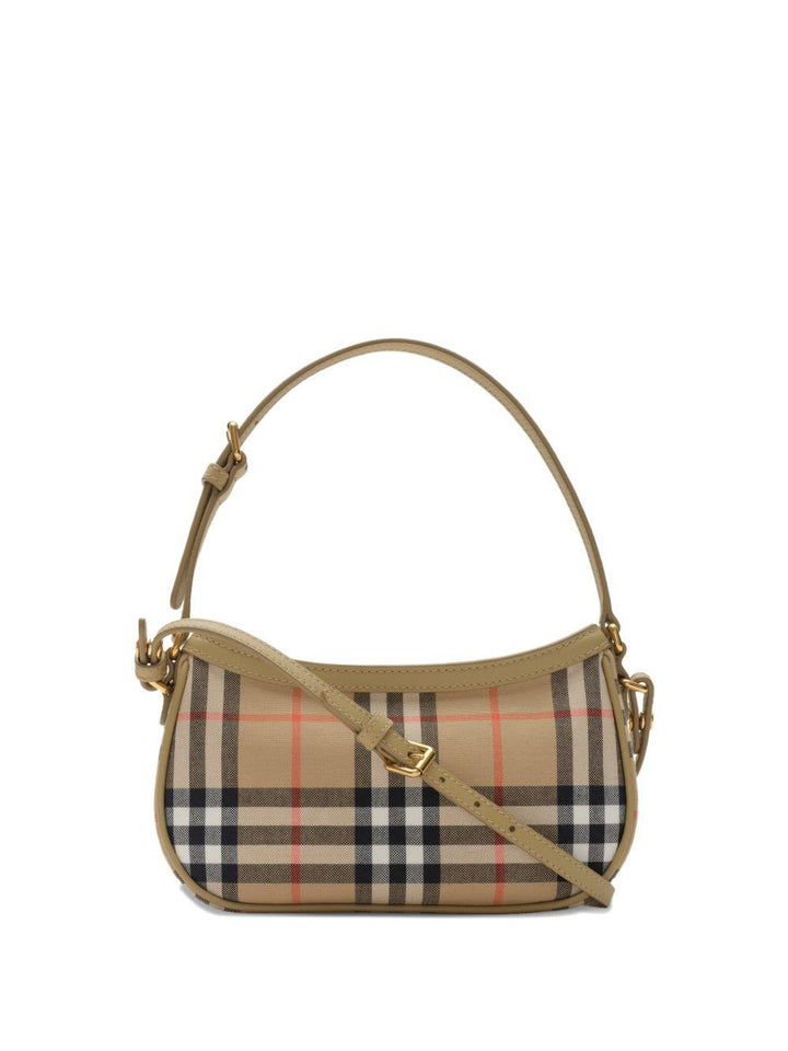 Borsa marrone check per bambina 8126023 B9368 Burberry Kids 