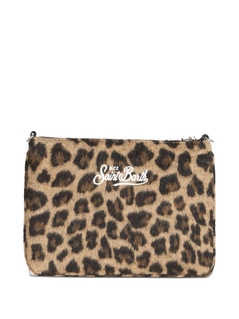 Borsa leopardata marrone per bambina PAR0025 00223I MC2 Saint Barth Kids 