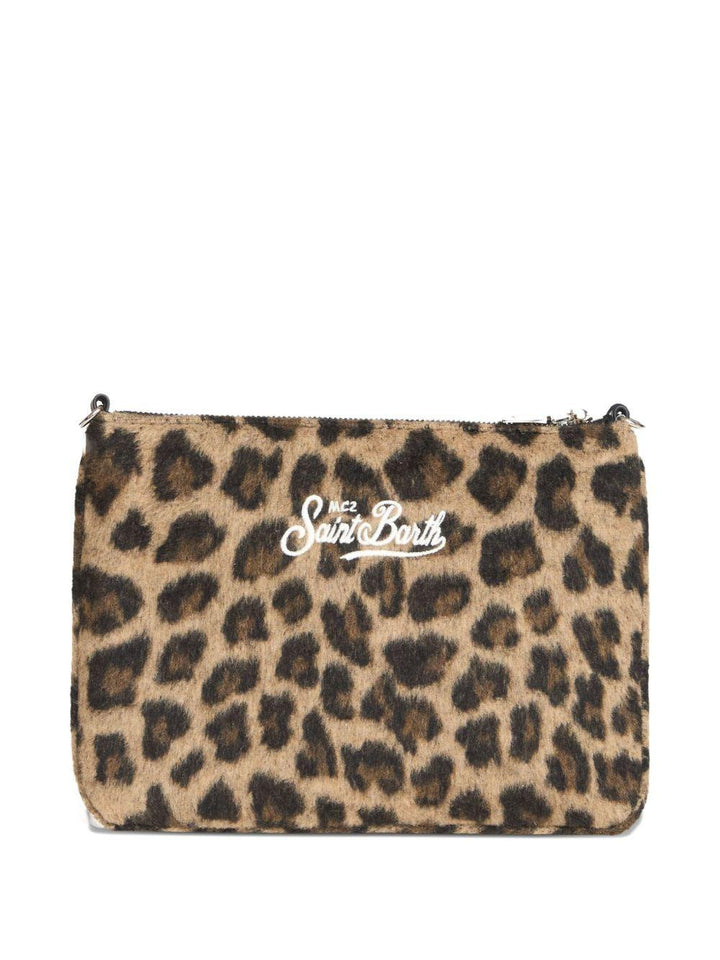 Borsa leopardata marrone per bambina PAR0025 00223I MC2 Saint Barth Kids 