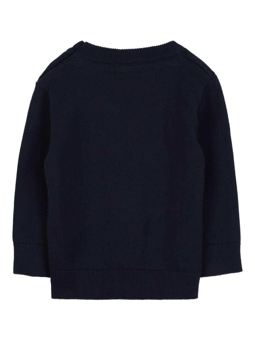 Maglione blu marine per neonato J52455 849 Boss Kids 