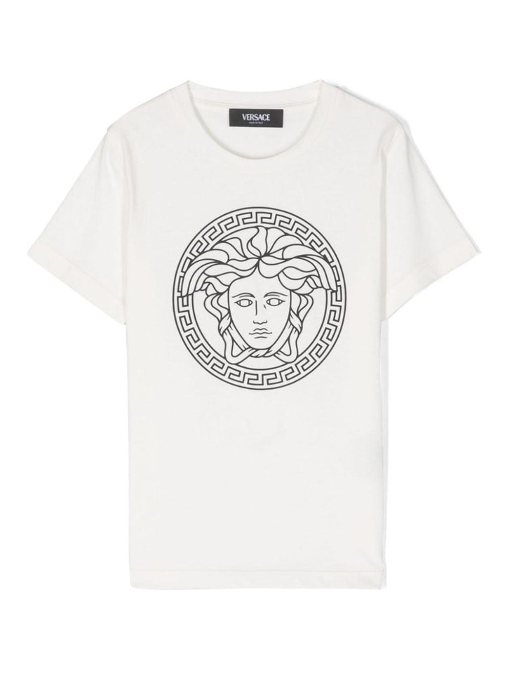 Black t-shirt for boys with logo
