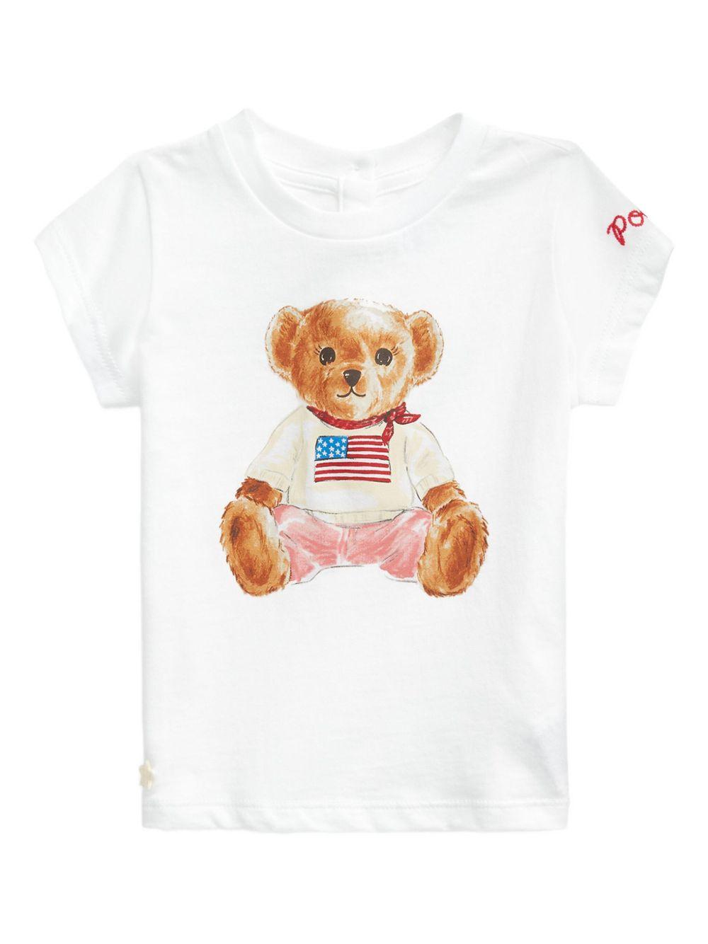 T-shirt bianca per neonato 310844732 001 Ralph Lauren Kids 