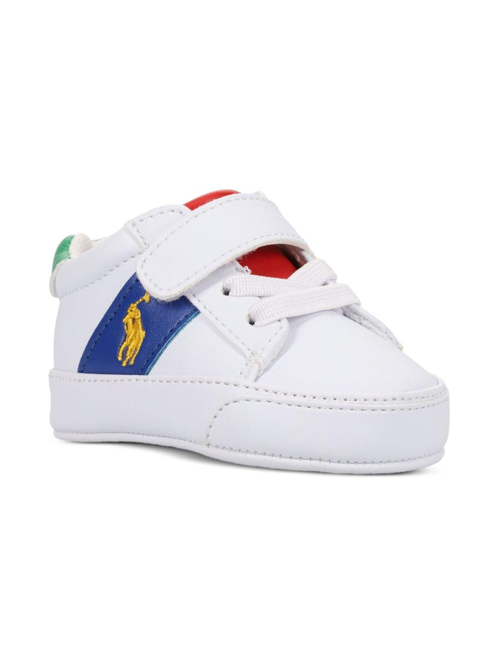Sneakers bianche per neonato RL02370101 RYL Ralph Lauren Kids 