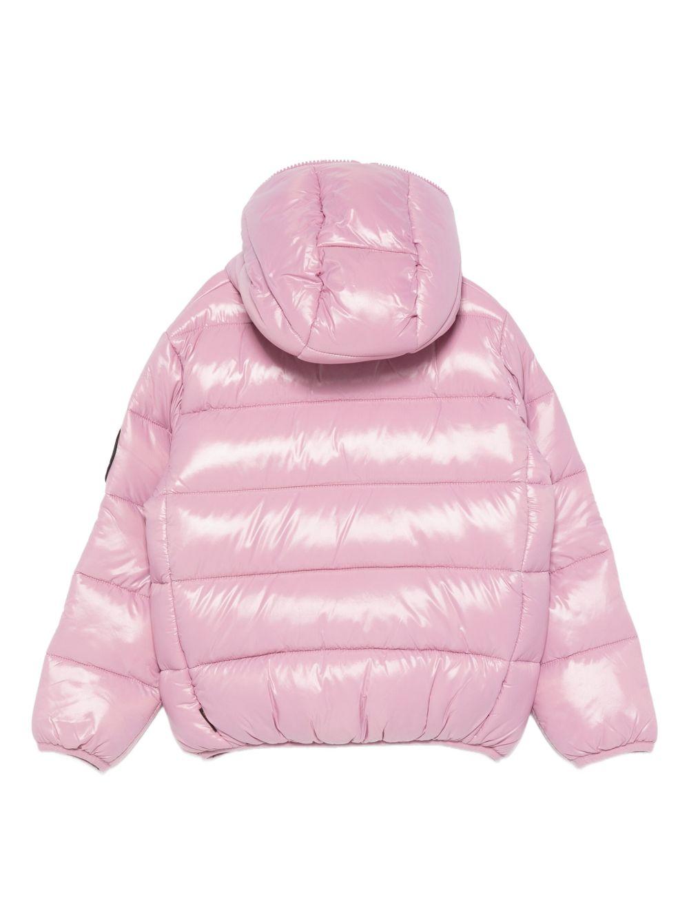 Giubbotto rosa chiaro per bambina J38090GLOVE21 80044 Save The Duck Kids 