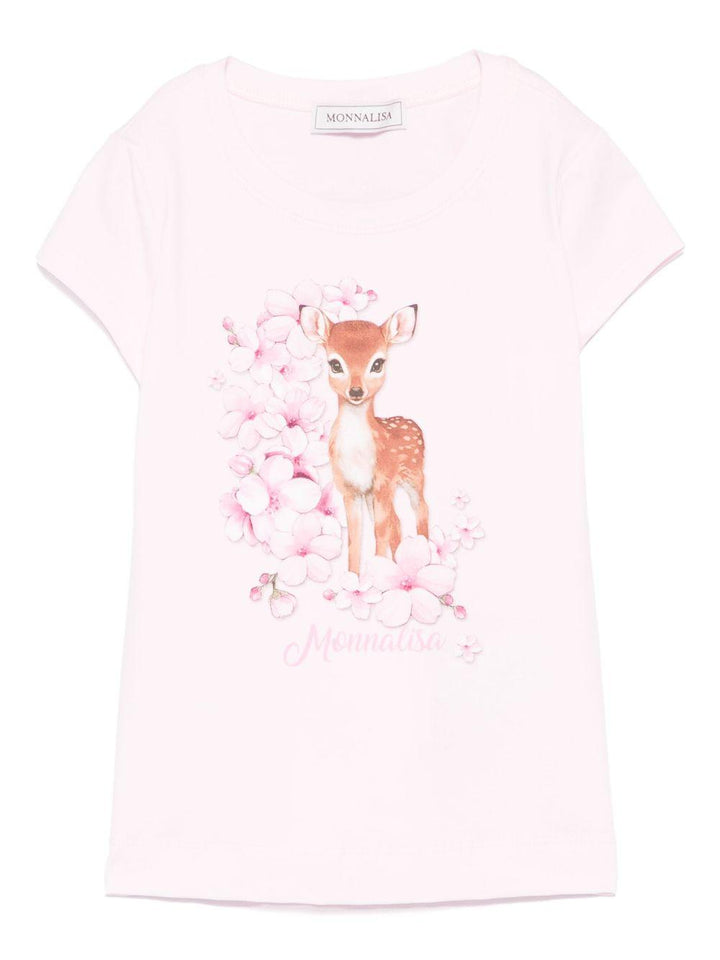 T-shirt rosa per bambina