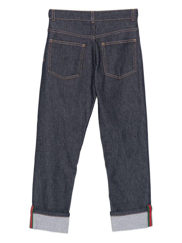 Jeans blu per bambino 826644XDDCE 4759 Gucci Kids 