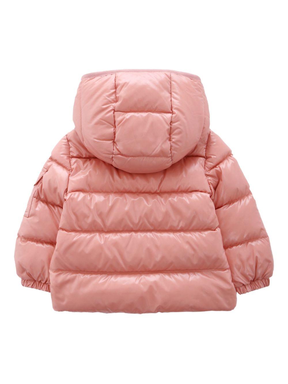 Giubbotto rosa per neonata 9511A00013597Z8 51E Moncler Kids 