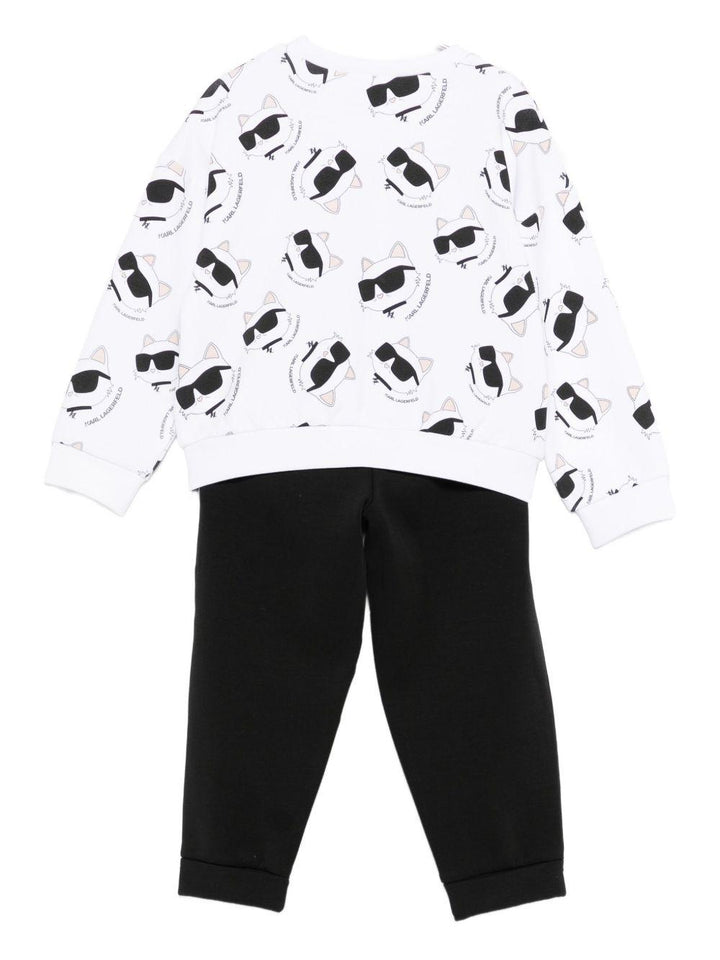 Completo bianco/nero per bambino Z30656K N50 Karl Lagerfeld Kids 