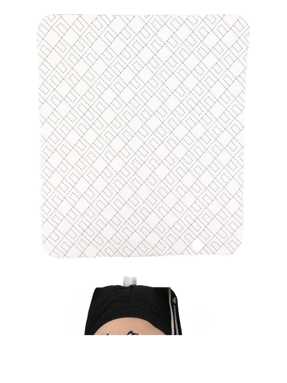 Coperta bianco per neonato ENCO0790JF054 D577 Elisabetta Franchi Kids 