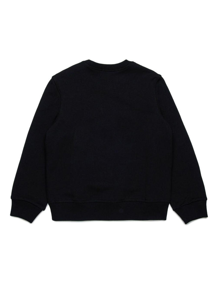 Felpa nera per bambina DQ2786D0A9U DQ900 Dsquared2 Kids 