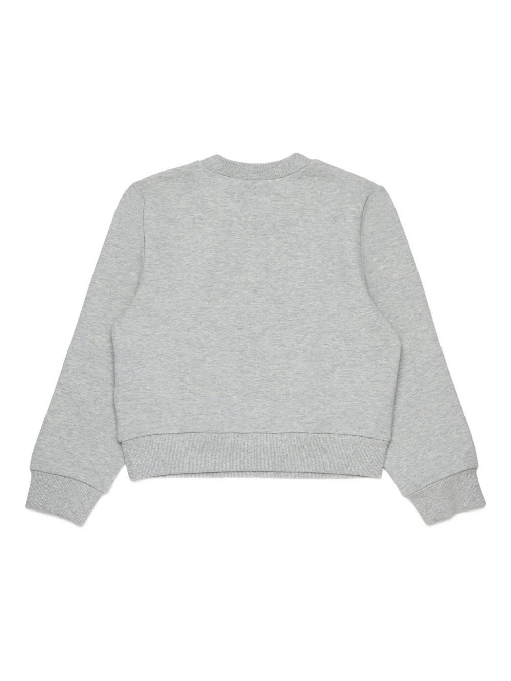 Felpa grigia per bambina MX0037MX01H MX901 Max&co Kids 