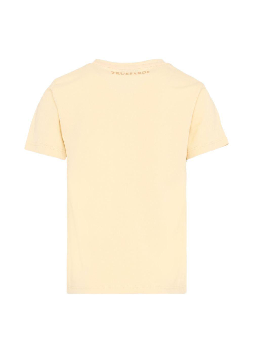 T-shirt beige per bambino TIP26048TSK BEINEW Trussardi Kids 