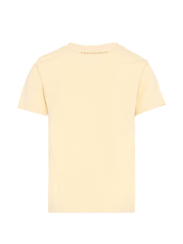T-shirt beige per bambino TIP26048TSK BEINEW Trussardi Kids 