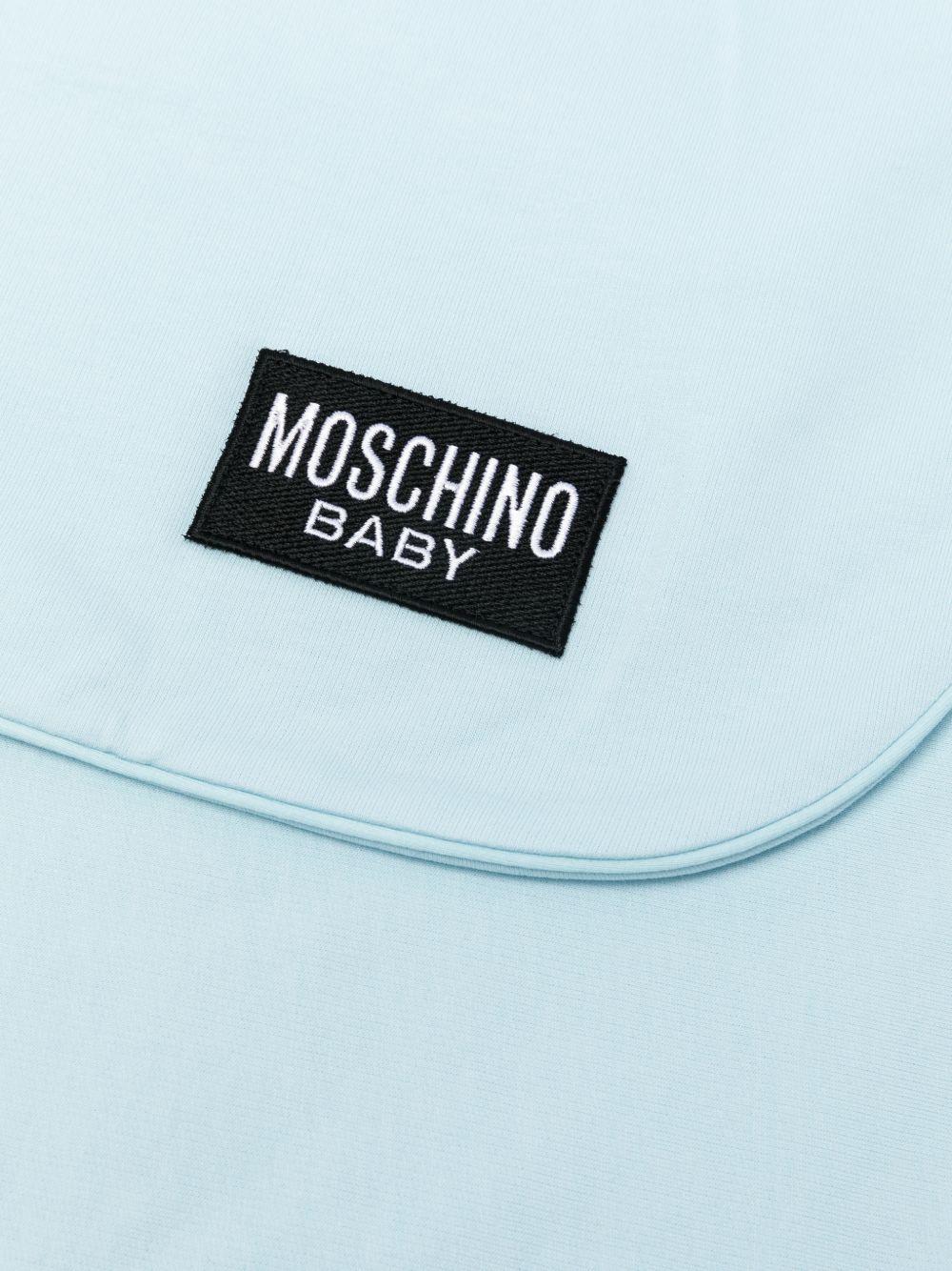 Coperta blu per neonato MUB00MLCA19 40304 Moschino Kids 