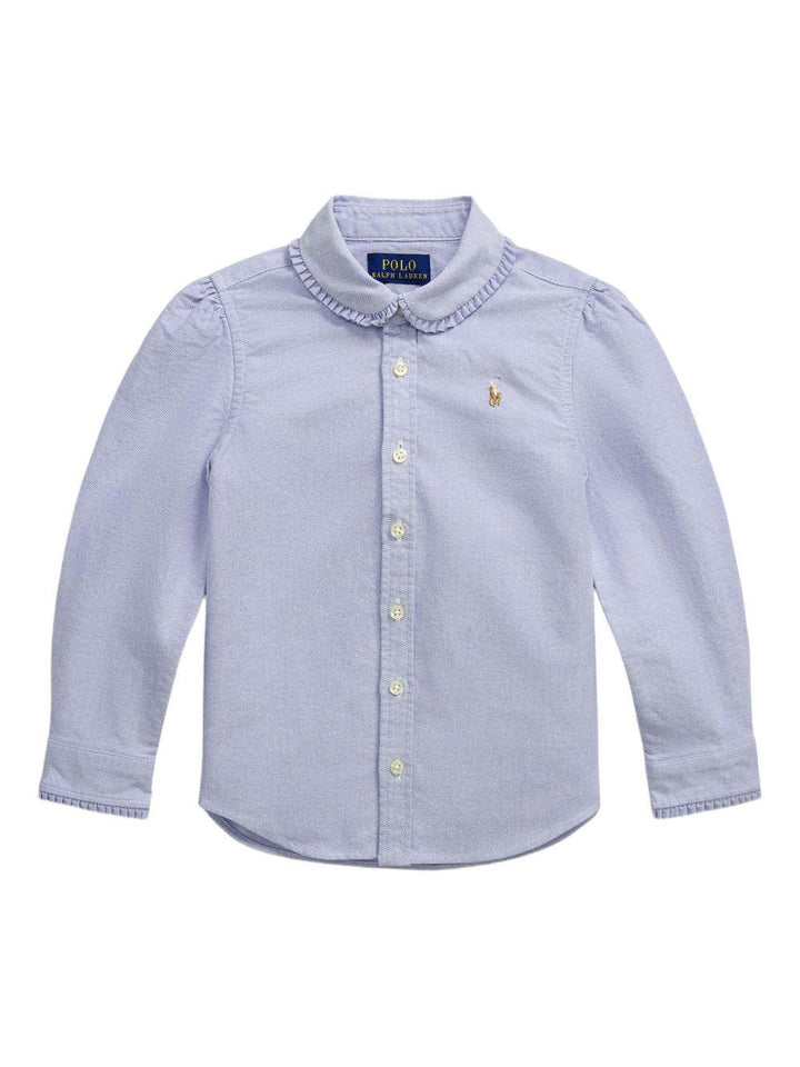 Camicia azzurra per bambina 312929954 003 Ralph Lauren Kids 