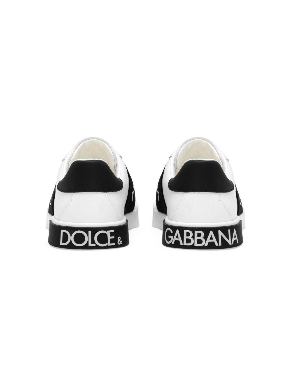 Sneakers bianche/nere per bambino DA5192AD825 89697 Dolce & Gabbana Kids 