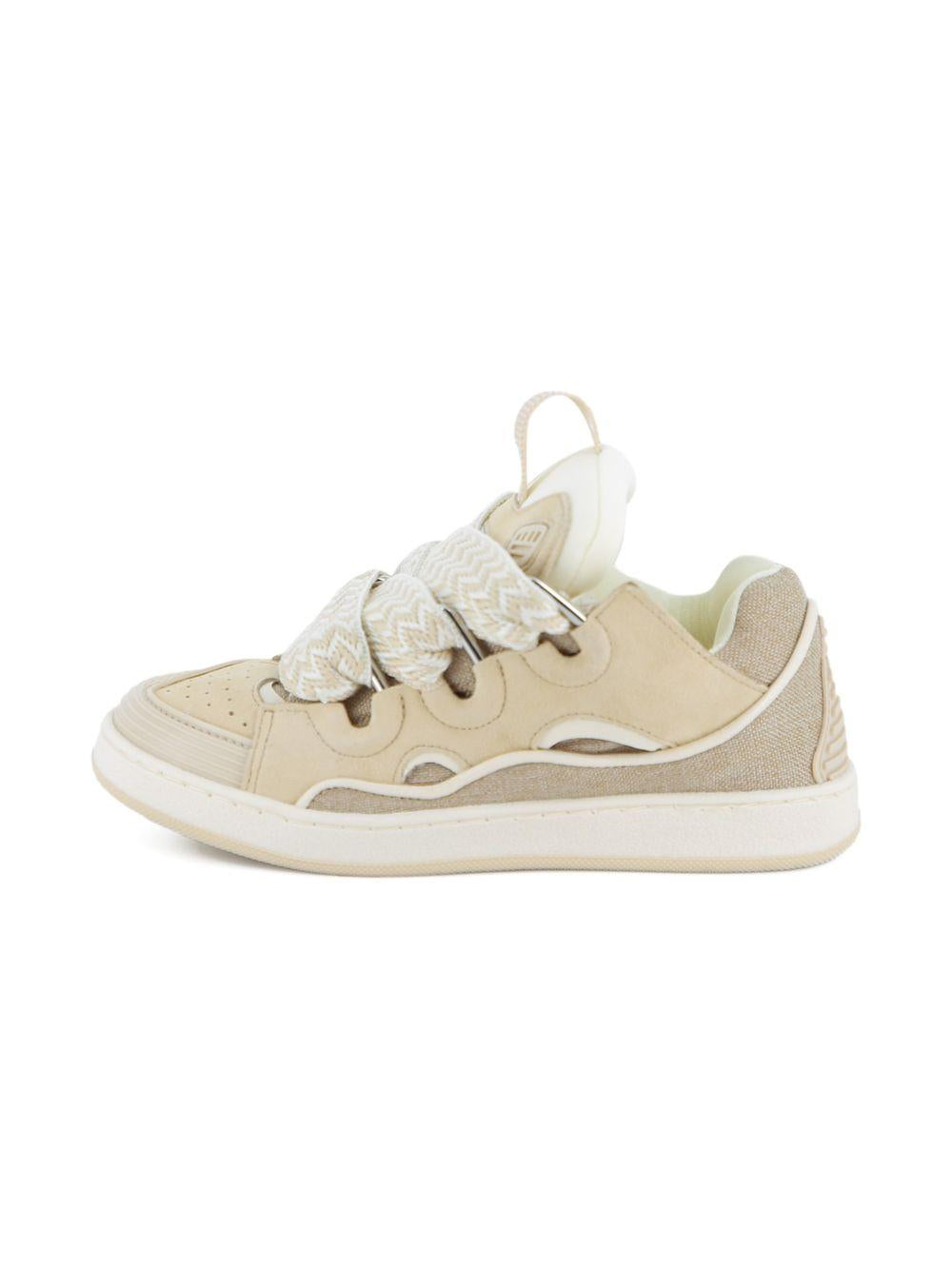 Sneakers beige per bambino N30329 P82 Lanvin Enfant 