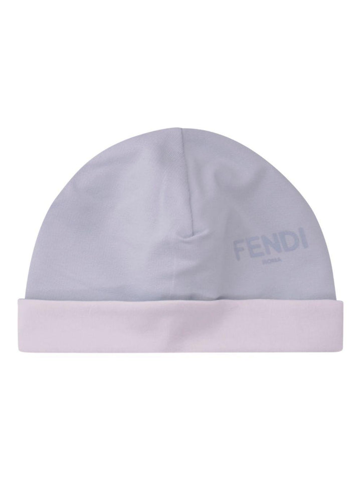 Tutina azzurra/bianca per neonato BUK1608RA F19J4 Fendi Kids 